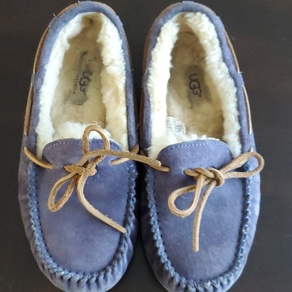 Blue Ugg Moccasins